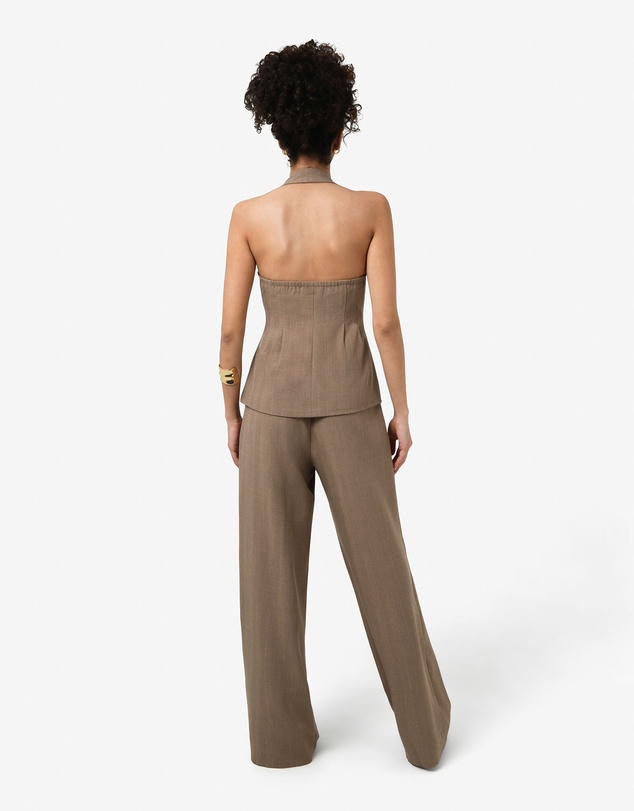 Forcast - Lola Halter Neck Peplum Vest