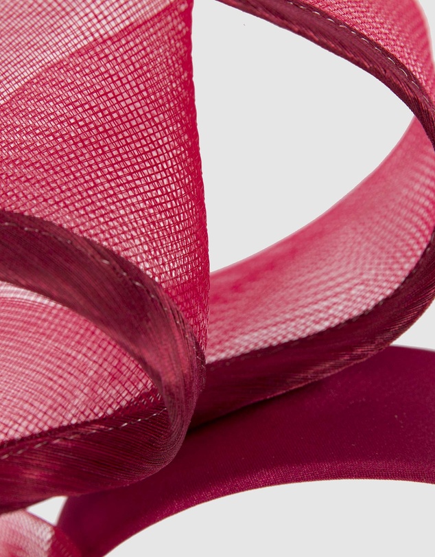 Fillies Collection - Bespoke Burgundy Racing Fascinator