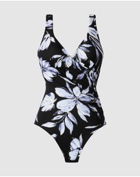 Miraclesuit Swimwear  - Fiore di Luna It's a Wrap Underwired Tummy Control Swimsuit
