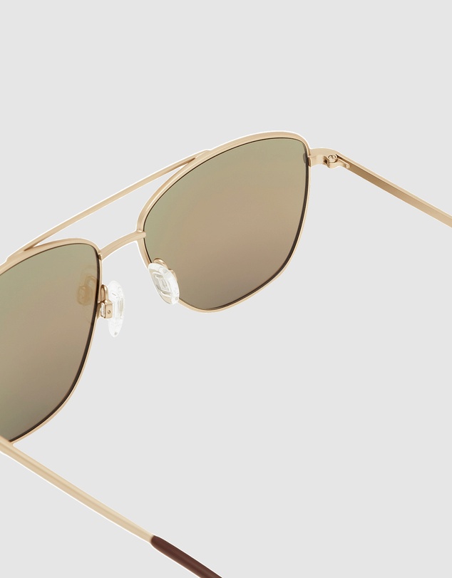 Hawkers Co - HAWKERS - Gold Clear Blue LAX Sunglasses for Men and Women UV400