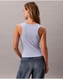 Calvin Klein Jeans - Cotton Stretch Ribbed Tank Top