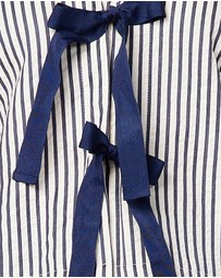 MVN - Stripe Tie Up Top