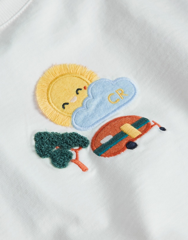 Country Road - Caravan Applique T-shirt
