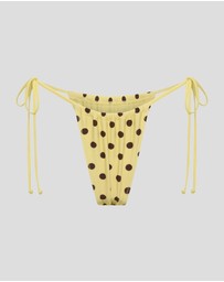 Vacay Swimwear - Rio Bottom Yellow Polka