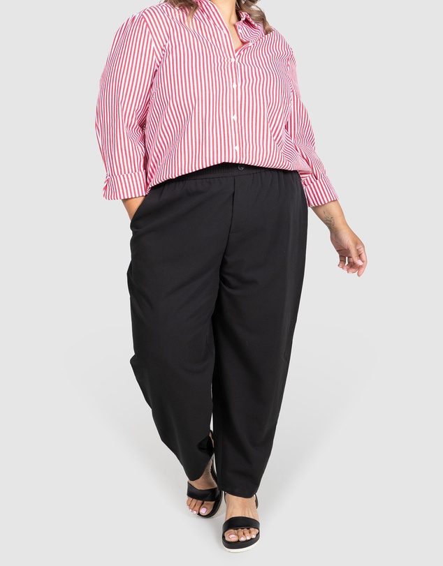 Love Your Wardrobe - Ashleigh Pull-On Suiting Pants
