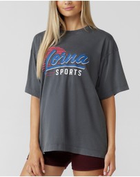 Lorna Jane - Lorna Sports Washed Boyfriend T-Shirt