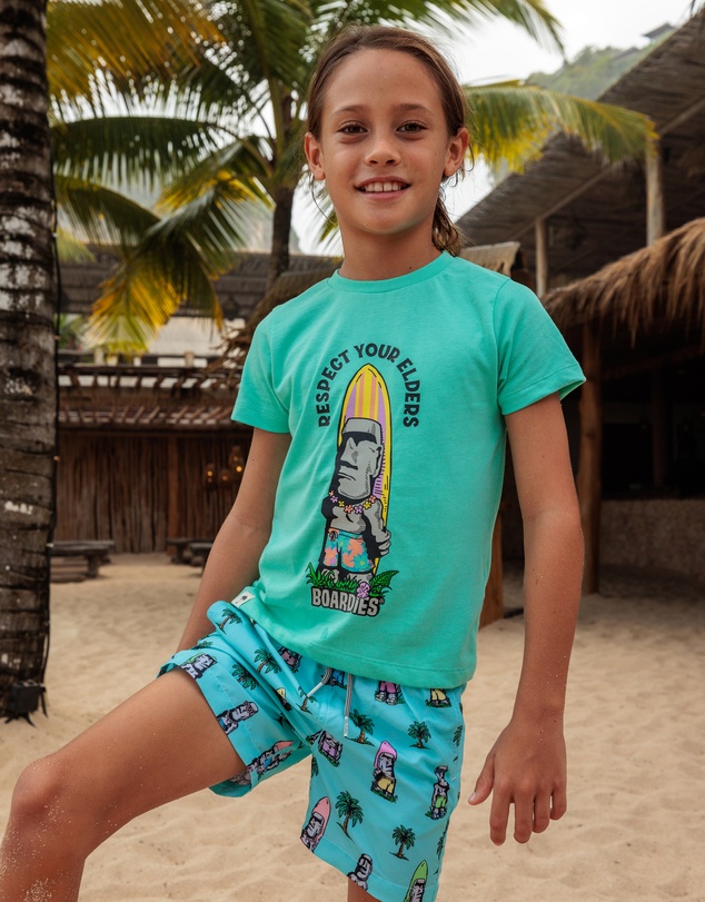 Boardies - Boardies Island Elders Kids Swim Shorts