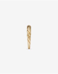 Michael Hill - Diamond-Cut Crossaint Ring in 10kt Yellow Gold