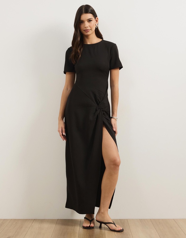 Atmos&Here - Astra Twist Maxi Dress with Side Split