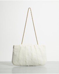 Loeffler Randall - Brit Plissé-Organza Clutch