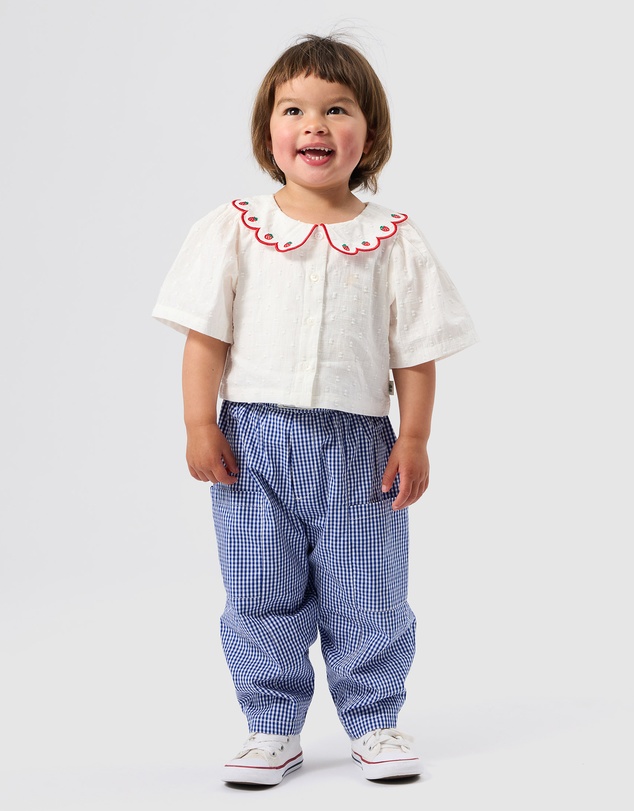 Goldie + Ace - Lightweight Check Kit Pocket Pants - Babies-Kids