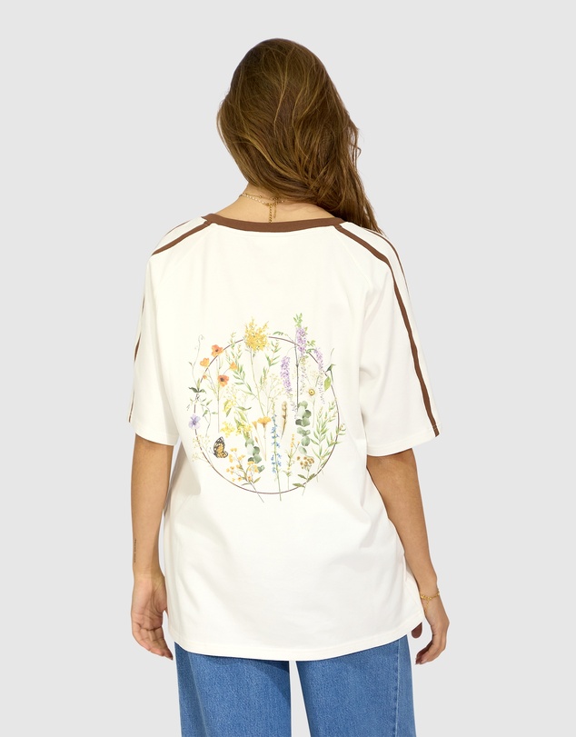 Belle & Bloom - Book Of Love Raglan Sleeve Oversized T-Shirt
