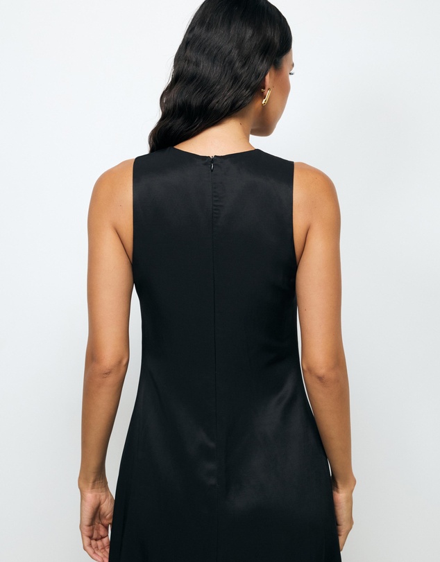 AERE - Soma U-Neckline Midi Dress