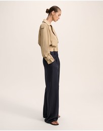 SABA - Lana Cropped Cotton Trench