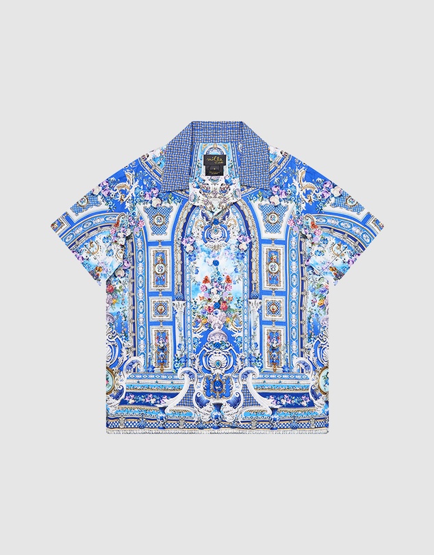 Camilla - SS Camp Collared Shirt - Kids-Teens