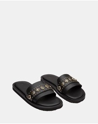 Sol Sana - Cleo Slide Black / Gold
