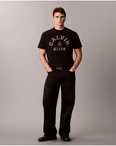 Calvin Klein Jeans - Varsity Logo Graphic Relaxed T-Shirt