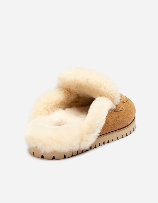 Ozwear Connection Uggs - Ugg Priya Knit Logo Shearling Slipper