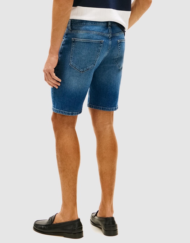 Tommy Hilfiger - Denton Faded Straight Leg Denim Shorts