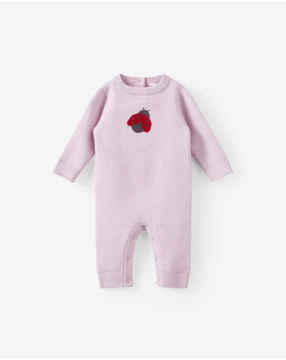 Cotton On Kids - Baby Organic Knit Long Sleeve Romper