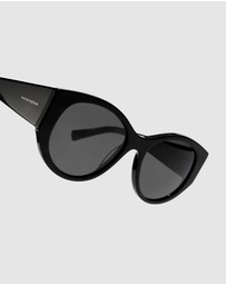Hawkers Co - HAWKERS - Black MIRANDA Oversized Sunglasses Women UV400