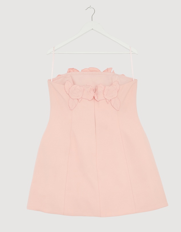 Revibe - Repaired LEO LIN Roselle Applique Bustier Mini Dress - AU 14
