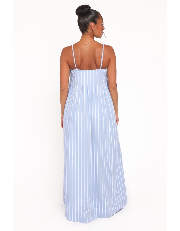 Petal & Pup - Arletta Maxi Dress - Blue Stripe
