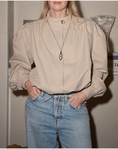 Dazie - Daniella Pleated Bubble Hem Jacket