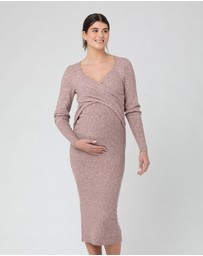 Ripe Maternity - Heidi Nursing Knit Dress