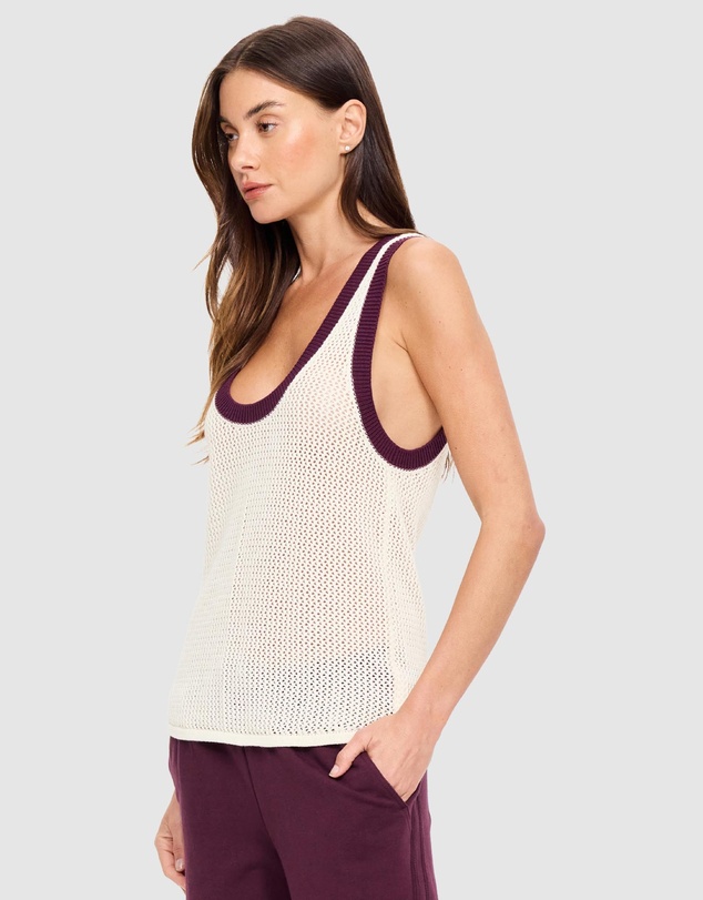 The Upside - Fenway Wales Knit Tank