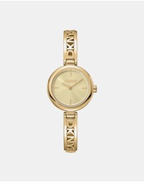 DKNY - Logo Gold Stainless Steel 26mm Watch