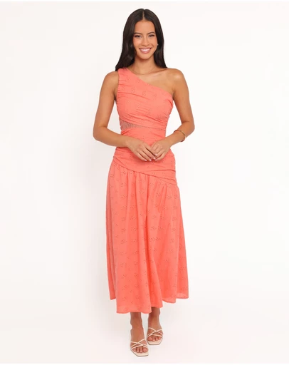 Petal & Pup - Corinne Maxi Dress - Coral