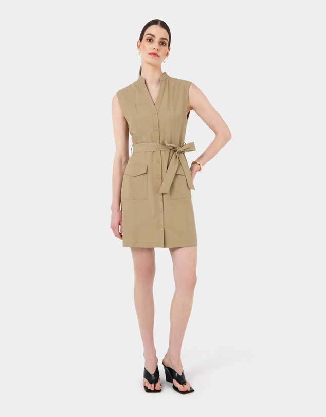 Forcast - Kiran Utility Tie Dress