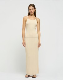 FRIEND of AUDREY - Reflection Ribbed Knit Skirt