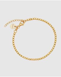 Najo - Quadrille Yellow Gold Bracelet (18.5cm+ext)