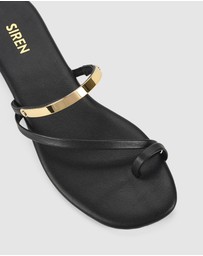 Siren - Miles Strappy Flat Sandals