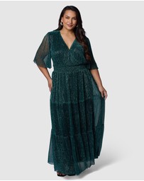 Pink Dusk by Curve Project - Steamy Encounters Maxi Dress