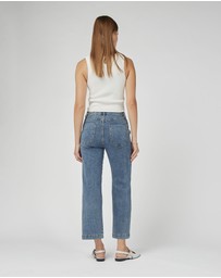 DRICOPER DENIM - Cody Kick Flare Mid Classic Trousers