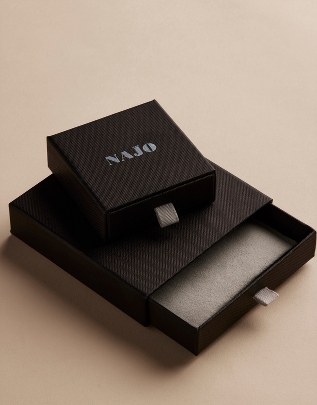 Najo - Paladin Men's Carbon Fibre & Steel Ring
