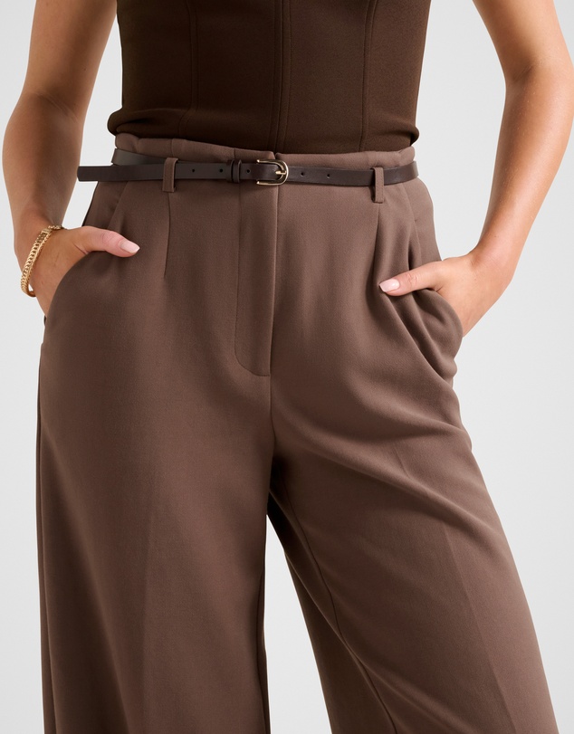 Forever New - Chantelle Belted Wide Leg Pants