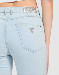 GUESS - High Rise Skinny 1981 Exposed Button Jeans
