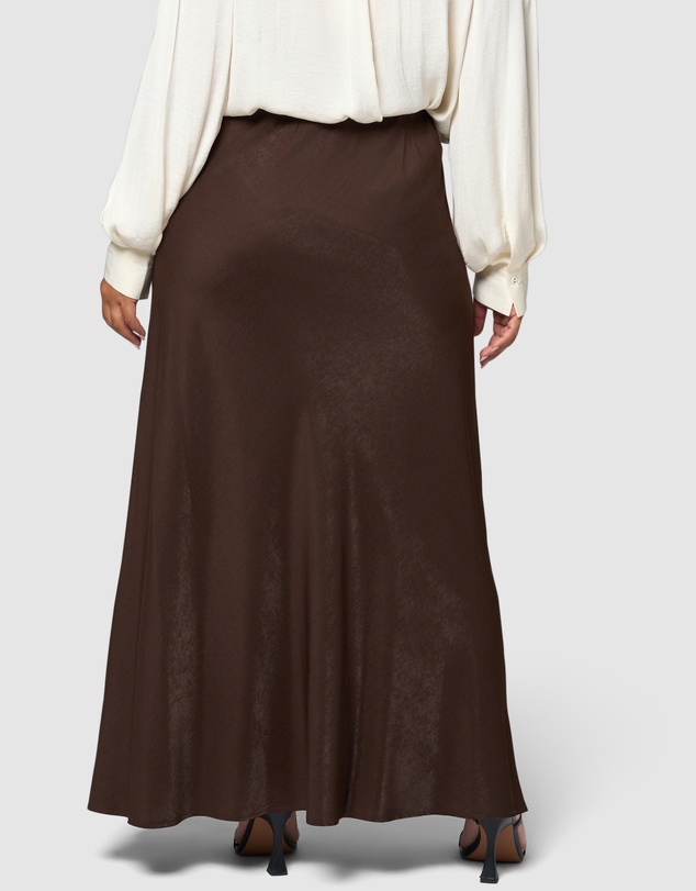 Something 4 Olivia - Luxe Satin Maxi Skirt