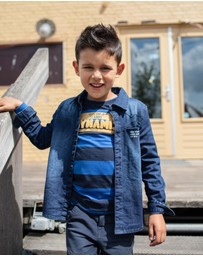 Quapi - Karas Long Sleeve Stripe T-Shirt - Kids-Teens