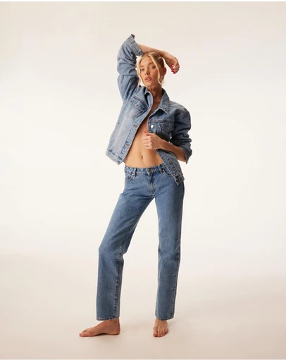 Abrand - ABRAND FT. ELSA HOSK 99 Low Straight Jeans