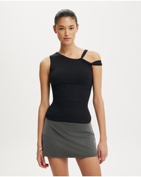 Cotton On - Addison Twist One Shoulder Top