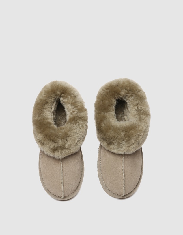 EVERAU - Australian Shepherd Ugg Homey Special Cow Suede Upper House Shoes