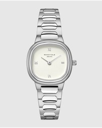Rosefield - Gaia XS Creme Silver-Tone Bracelet Watch