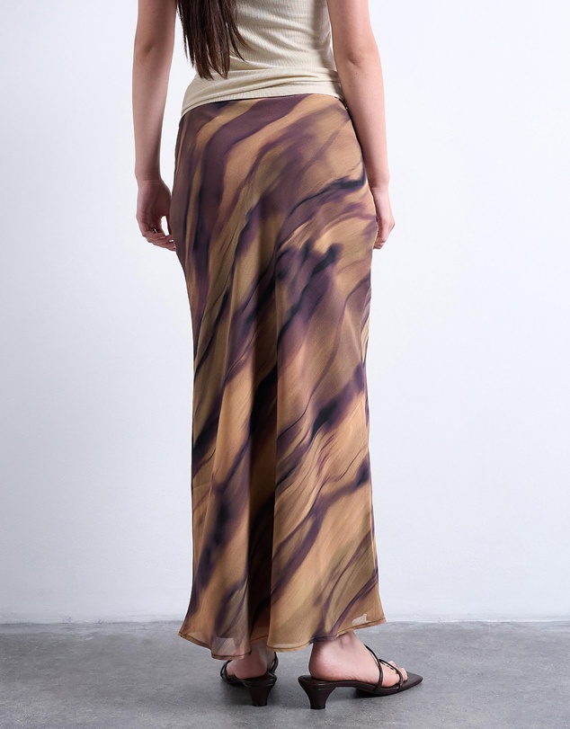 TOPSHOP - Chiffon Midi Skirt