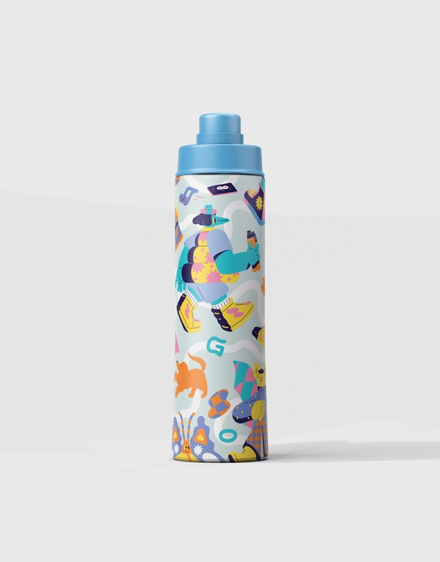 Fressko - Fressko x Brolga Move 660ml Ceramic-Lined Drink Bottle