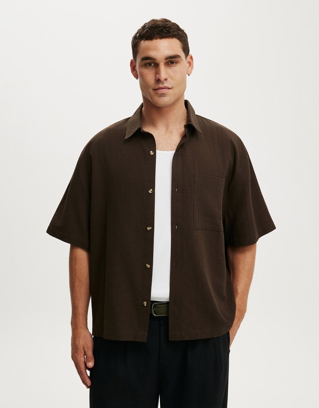 Cotton On - Boxy Fit Short Sleeve Shirt